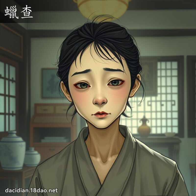 蜡查 - 国语大辞典配图