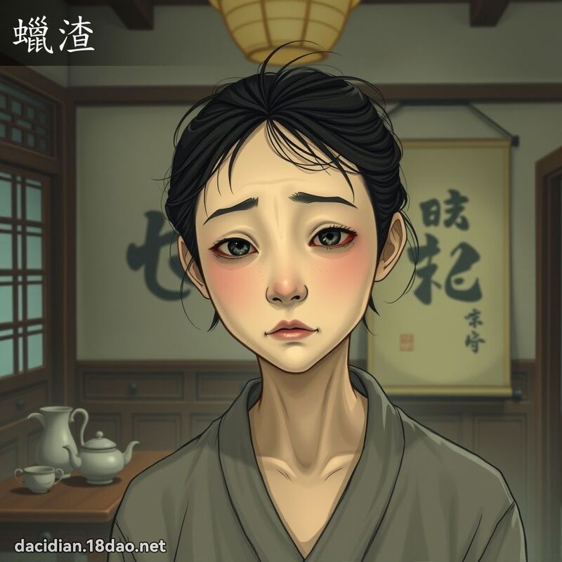 蜡渣 - 国语大辞典配图