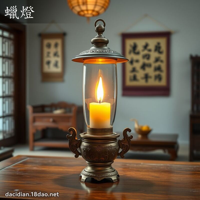 蜡灯 - 国语大辞典配图