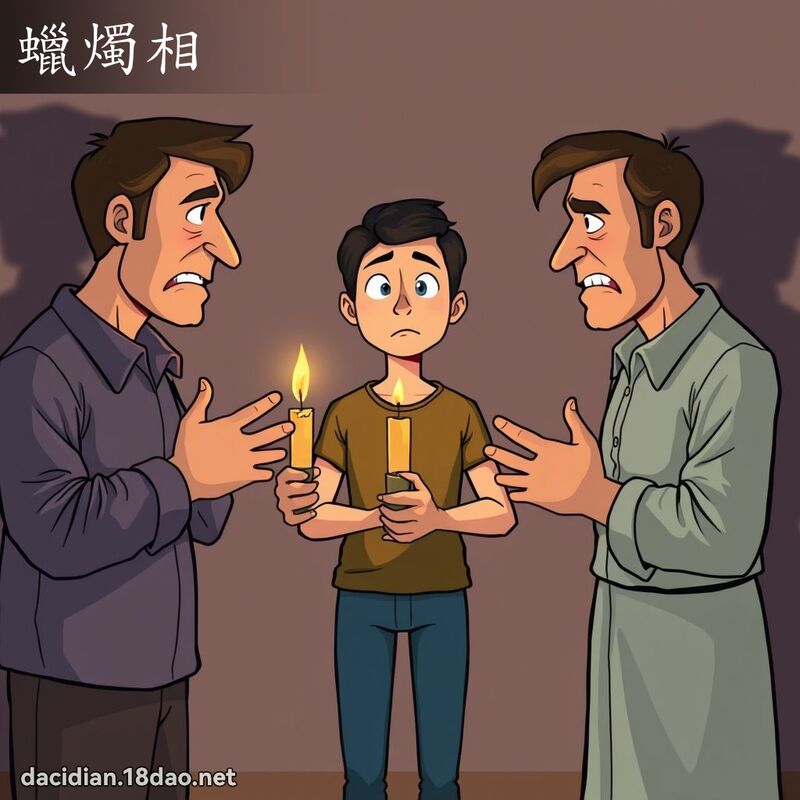 蜡烛相 - 国语大辞典配图