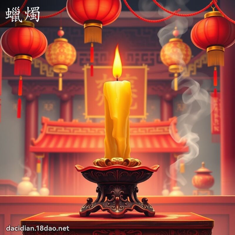 蠟燭 - 國語大辭典配圖