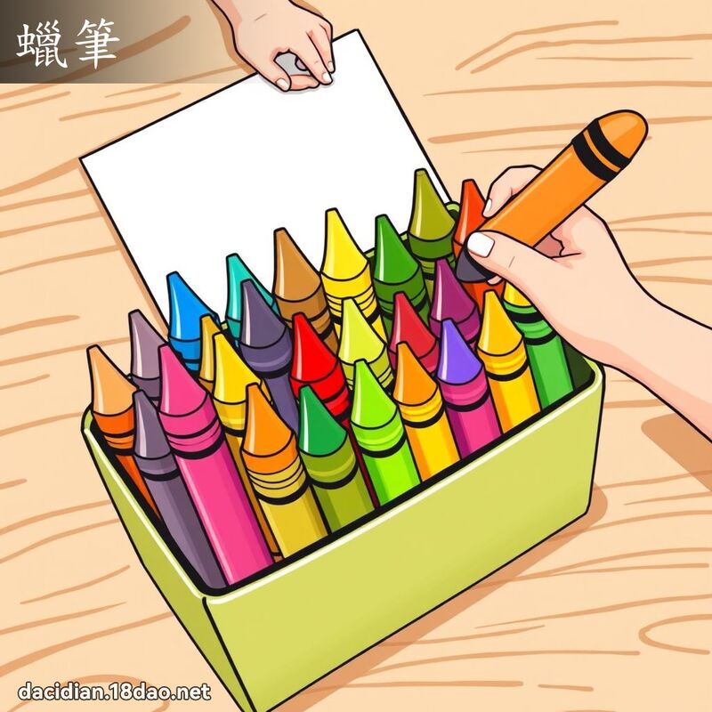 蜡笔 - 国语大辞典配图