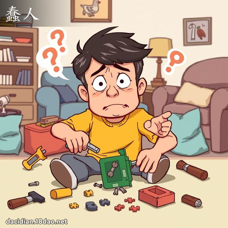 蠢人 - 国语大辞典配图