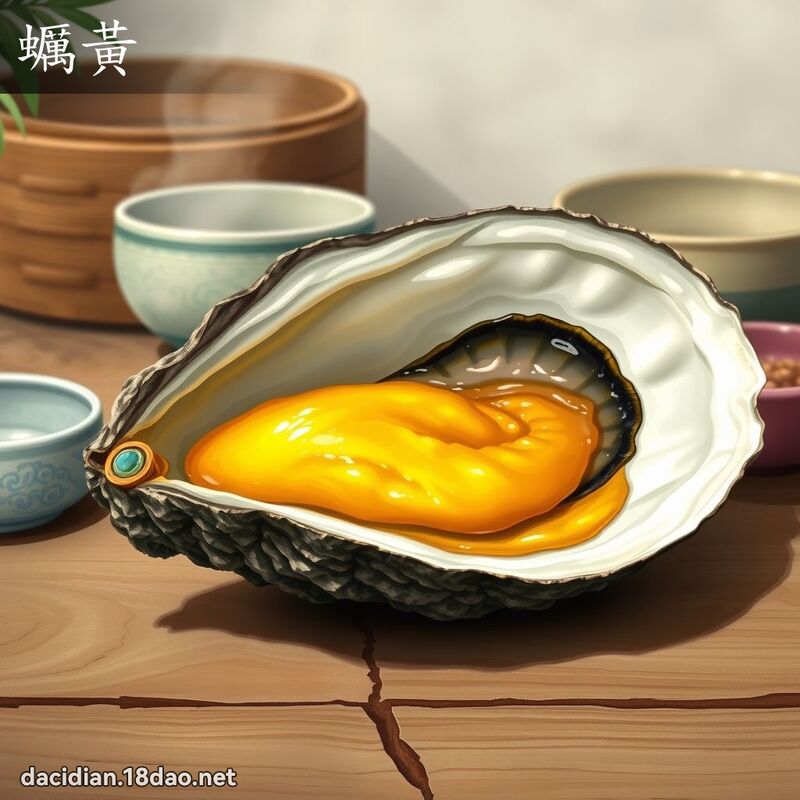蠣黄 - 国语大辞典配图