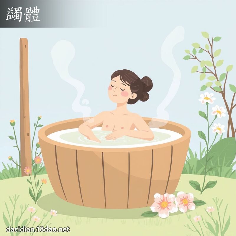 蠲體 - 國語大辭典配圖