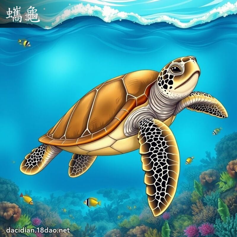 蠵龜 - 國語大辭典配圖