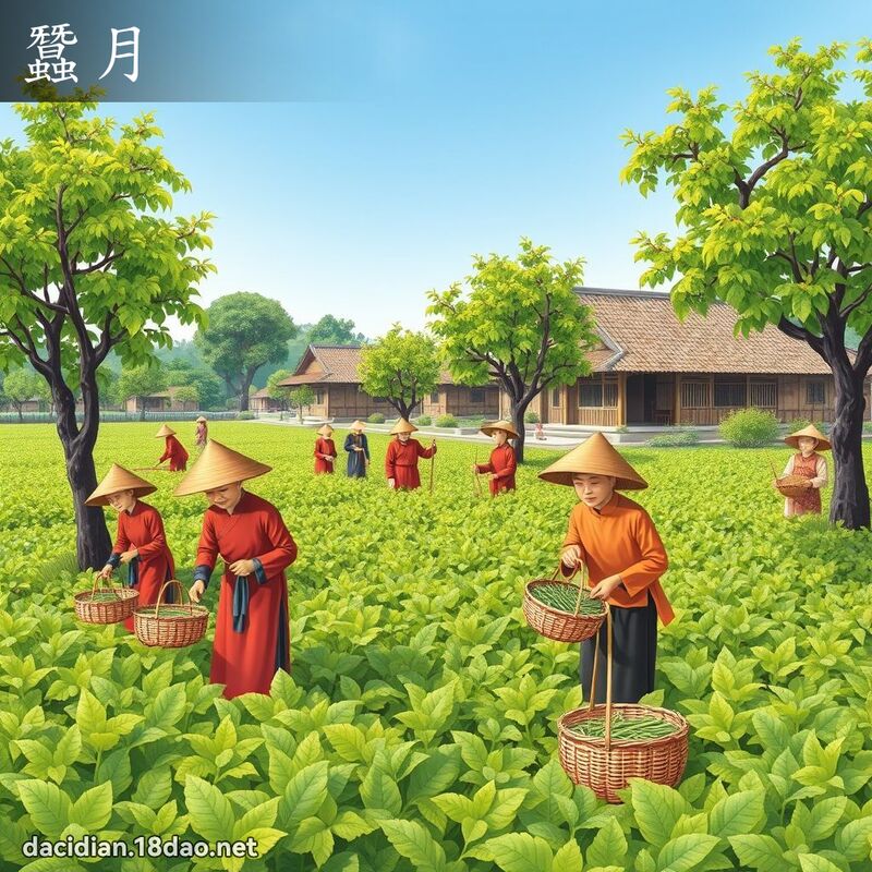 蚕月 - 国语大辞典配图