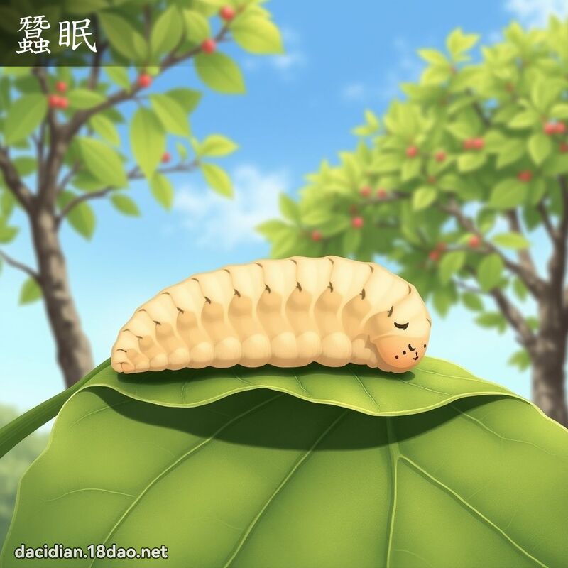 蠶眠 - 國語大辭典配圖