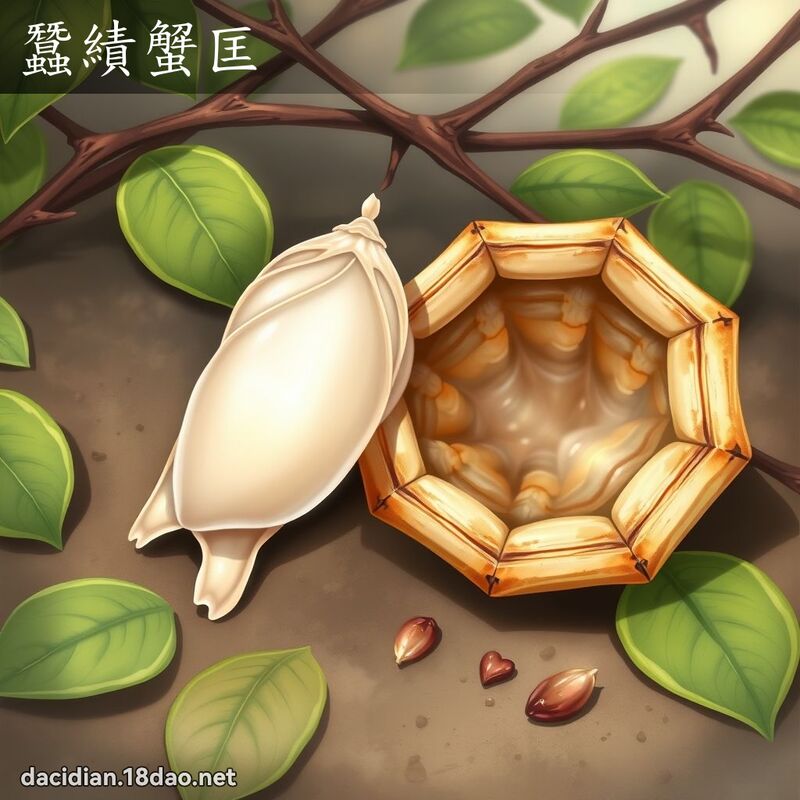 蚕绩蟹匡 - 国语大辞典配图