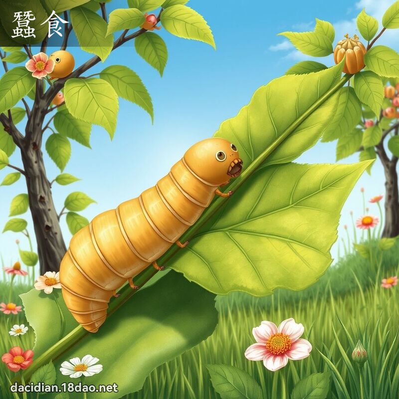 蠶食 - 國語大辭典配圖