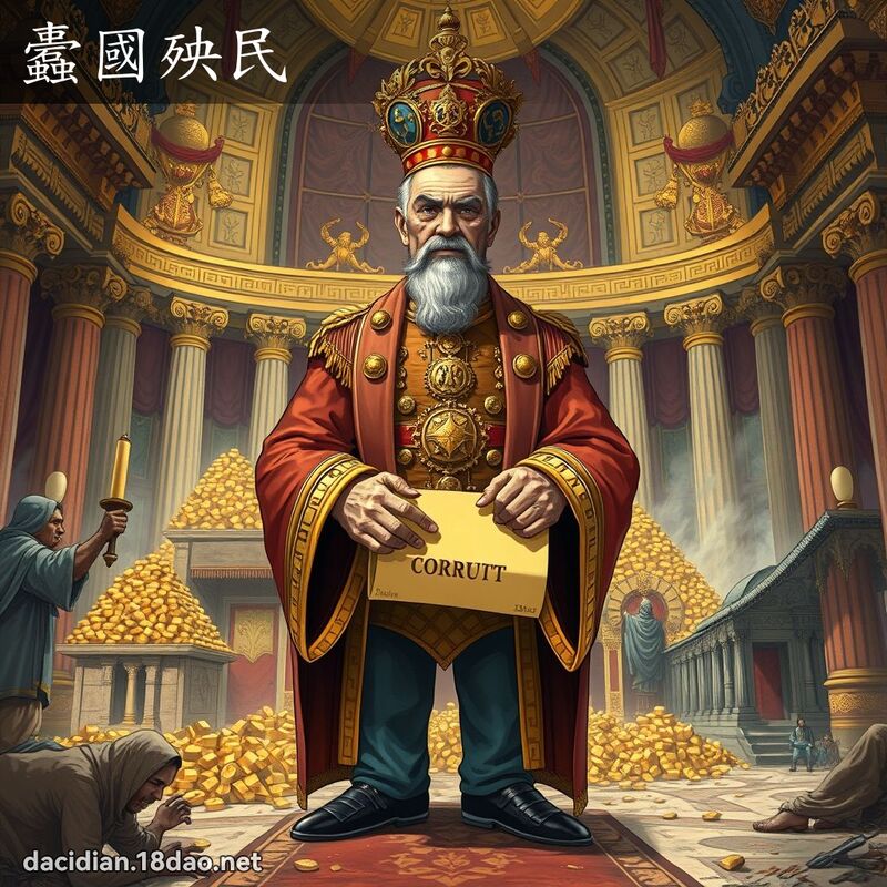 蠹國殃民 - 國語大辭典配圖