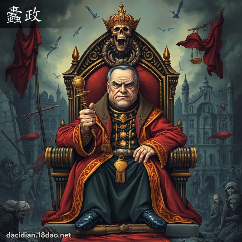 蠹政 - 國語大辭典配圖