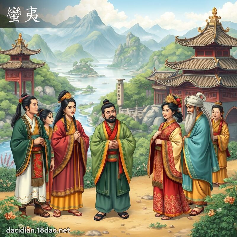 蛮夷 - 国语大辞典配图