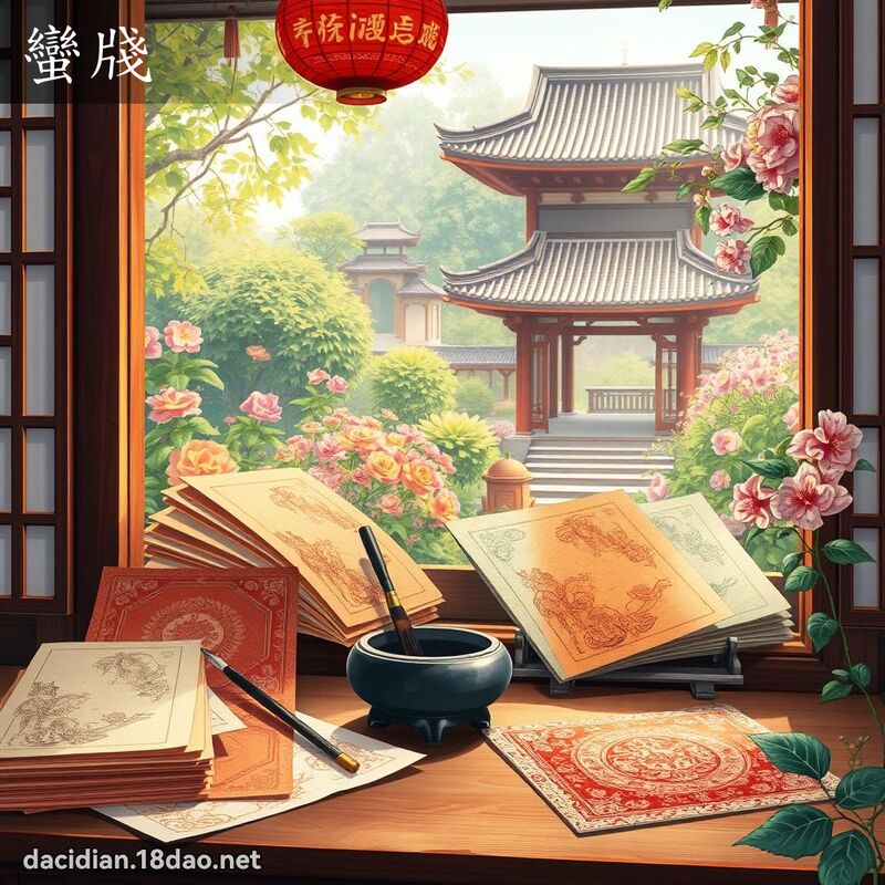 蛮牋 - 国语大辞典配图
