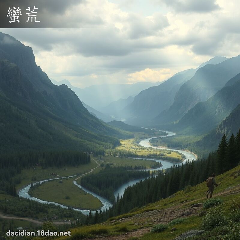 蠻荒 - 國語大辭典配圖