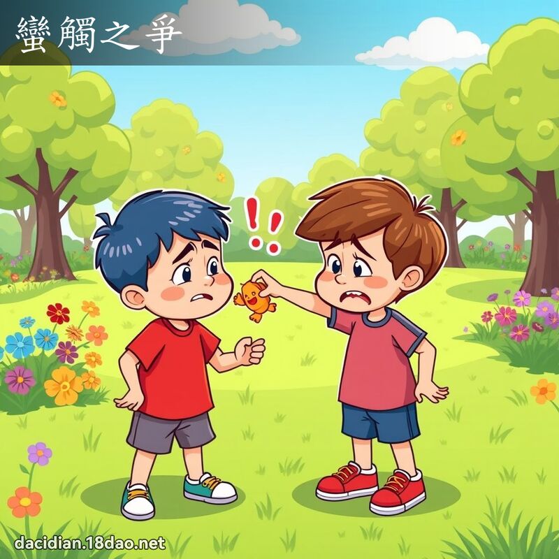 蛮触之爭 - 国语大辞典配图