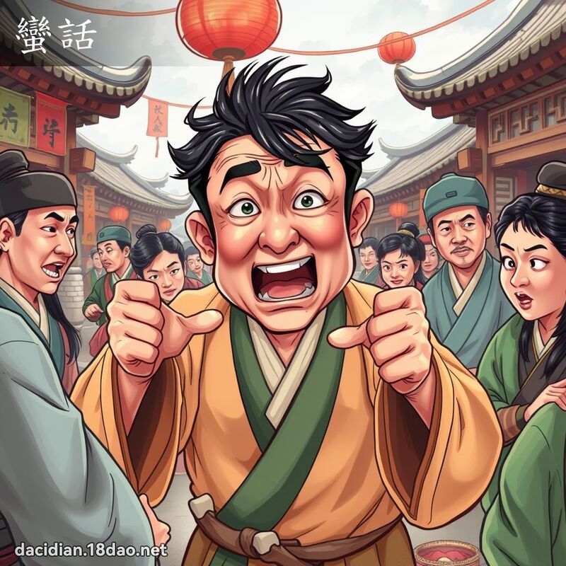蠻話 - 國語大辭典配圖