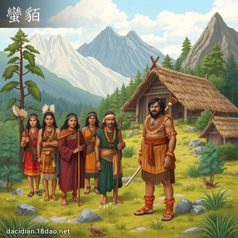 蠻貊 - 國語大辭典配圖