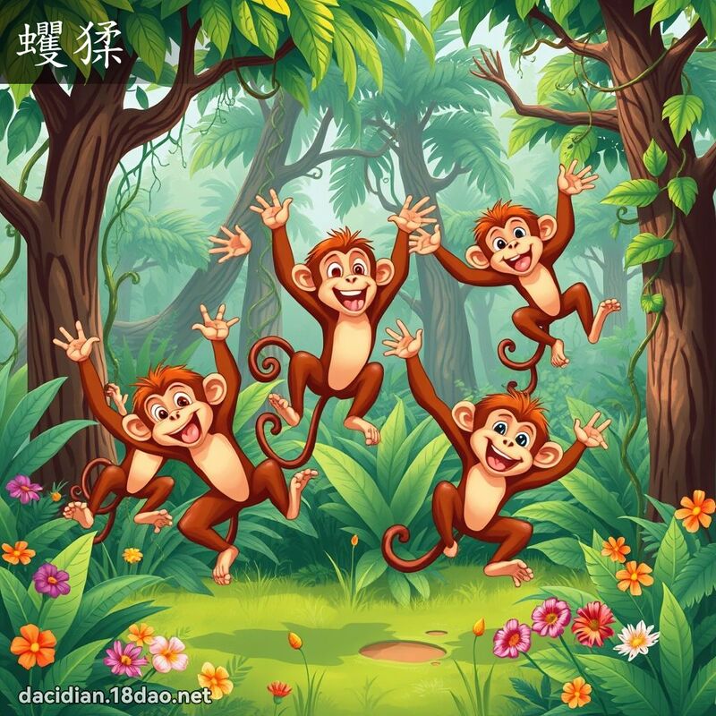 蠼猱 - 国语大辞典配图