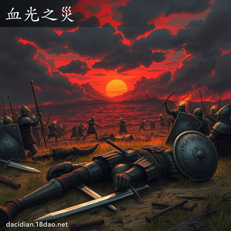 血光之災 - 國語大辭典配圖