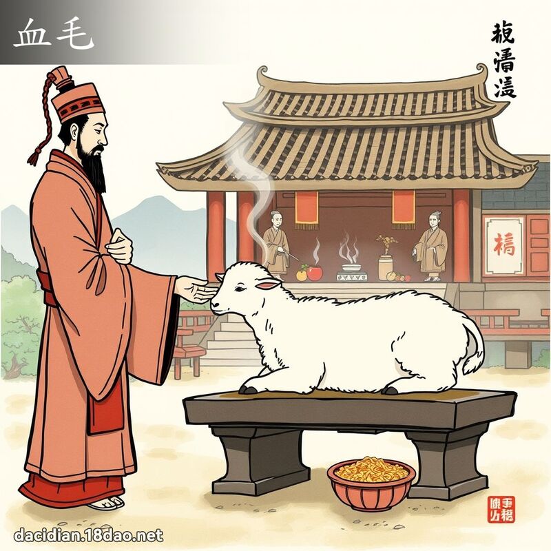 血毛 - 國語大辭典配圖