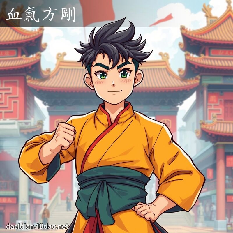 血气方刚 - 国语大辞典配图