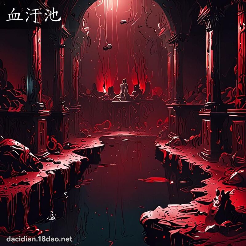 血汙池 - 国语大辞典配图