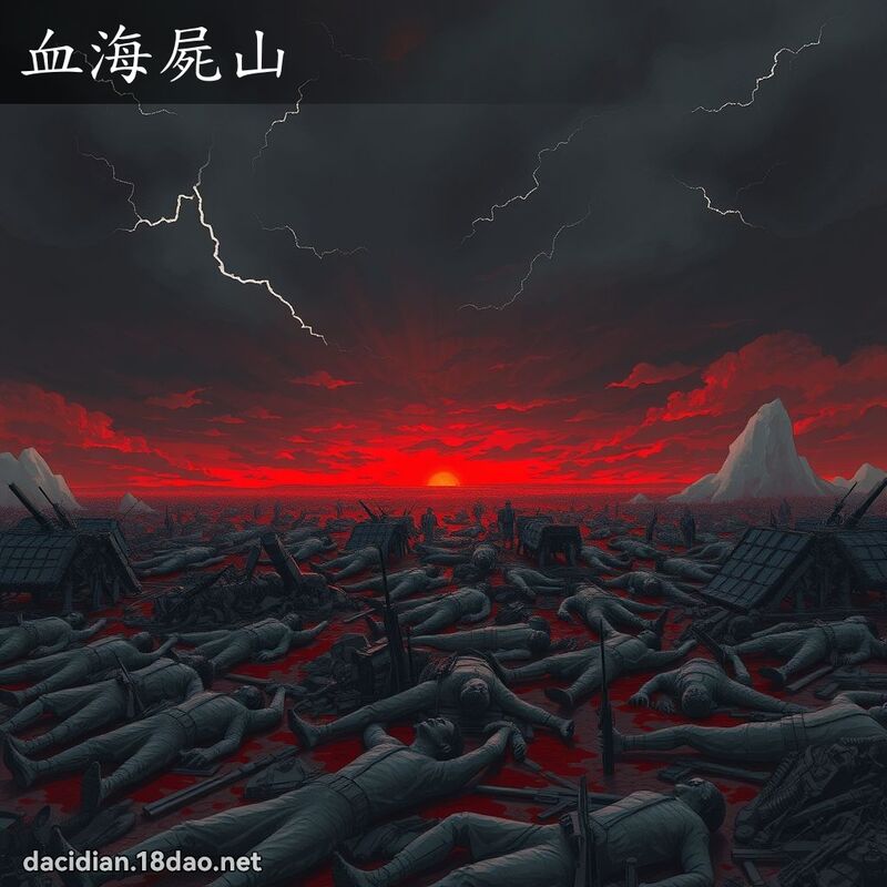血海屍山 - 國語大辭典配圖