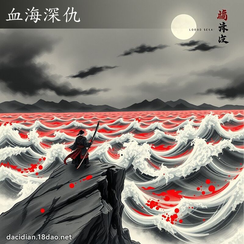 血海深仇 - 国语大辞典配图