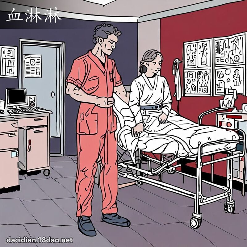 血淋淋 - 國語大辭典配圖