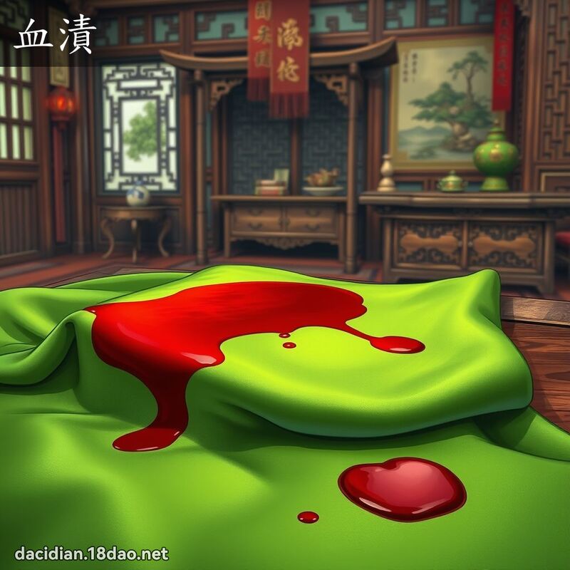 血漬 - 國語大辭典配圖