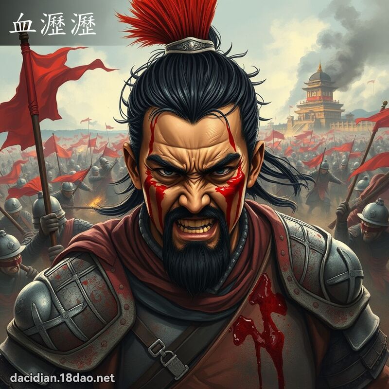 血沥沥 - 国语大辞典配图