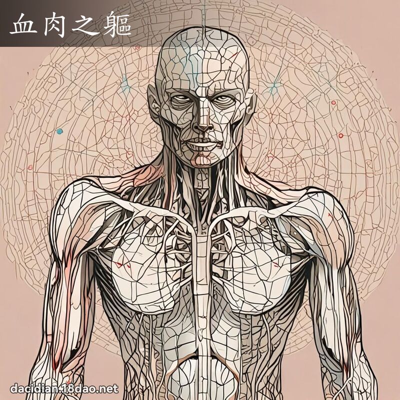 血肉之軀 - 國語大辭典配圖
