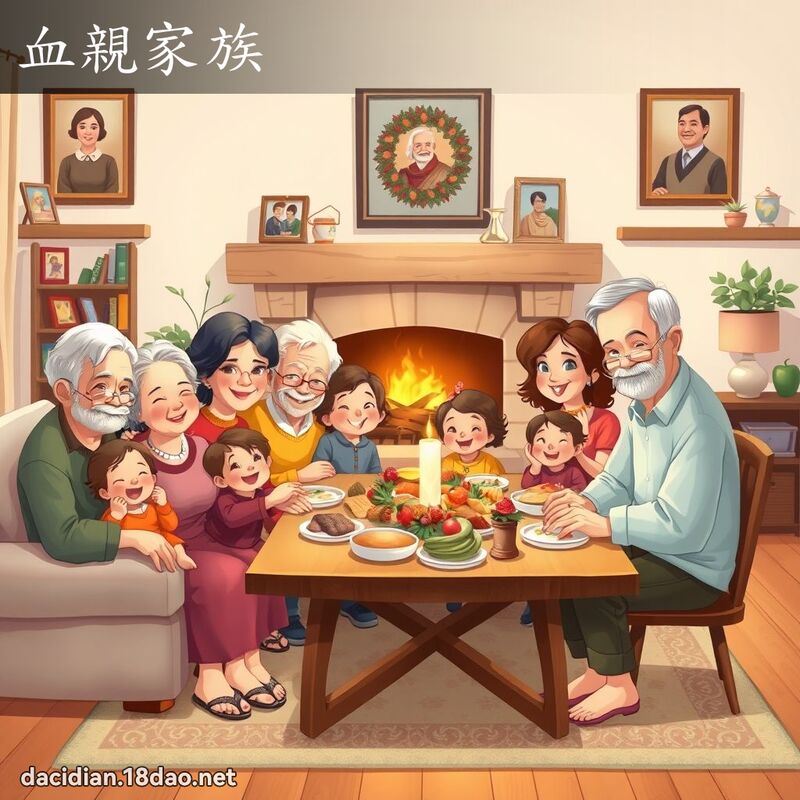 血親家族 - 國語大辭典配圖