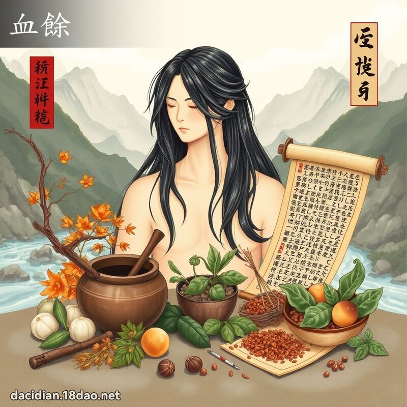 血餘 - 國語大辭典配圖