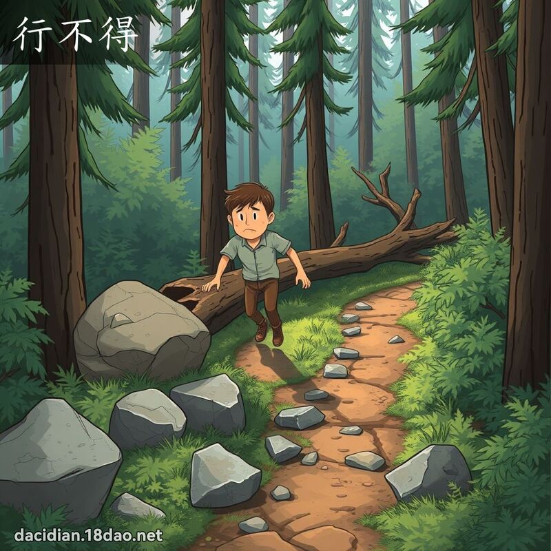 行不得 - 國語大辭典配圖