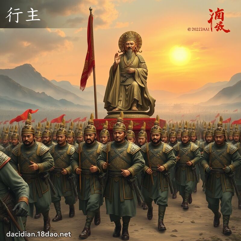 行主 - 国语大辞典配图