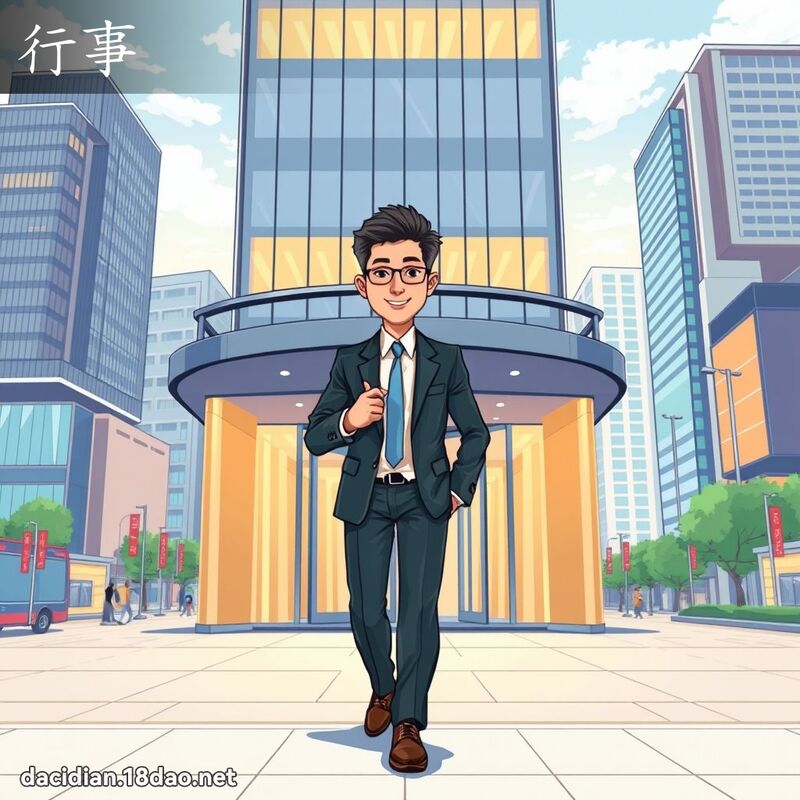 詞語: 行事 (多意詞)