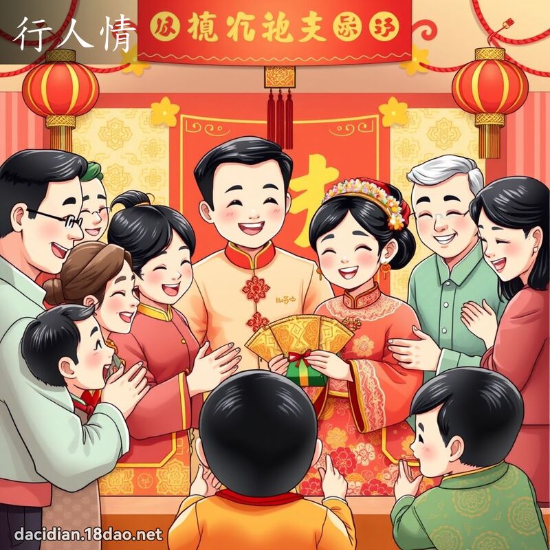 行人情 - 国语大辞典配图