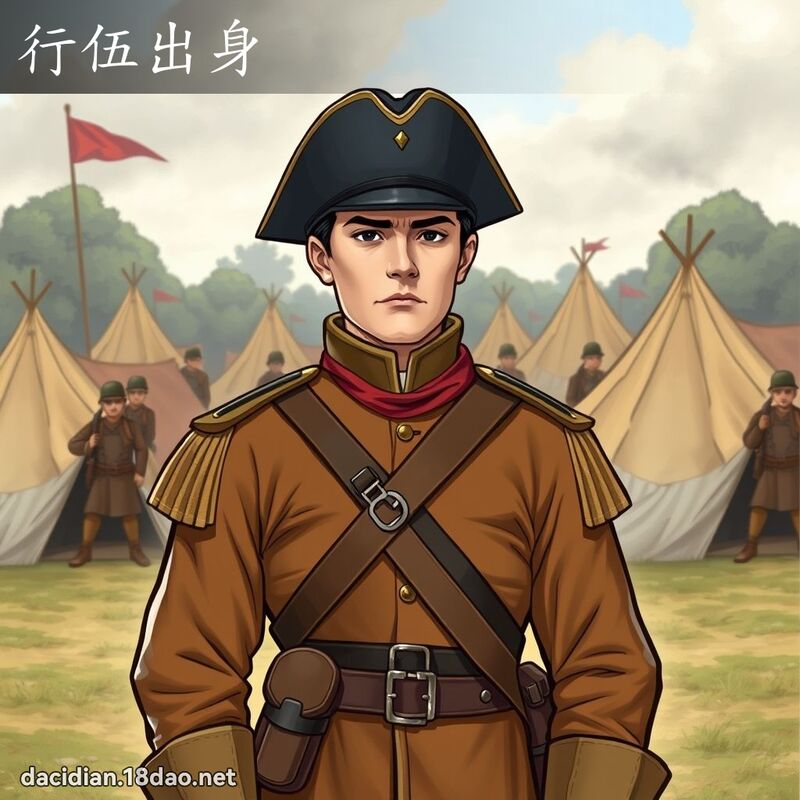 行伍出身 - 國語大辭典配圖