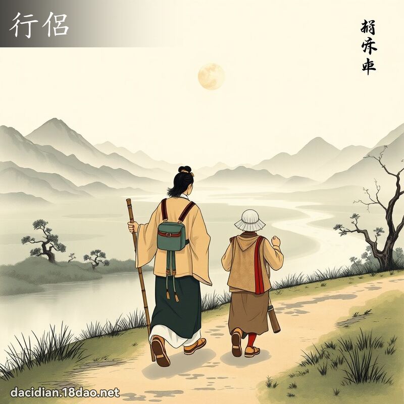 行侶 - 國語大辭典配圖