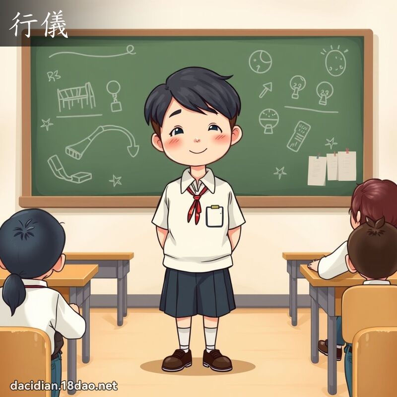 行儀 - 國語大辭典配圖