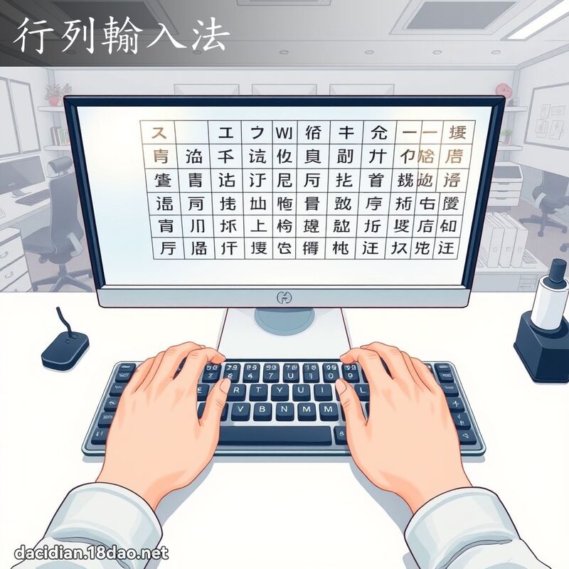 行列输入法 - 国语大辞典配图