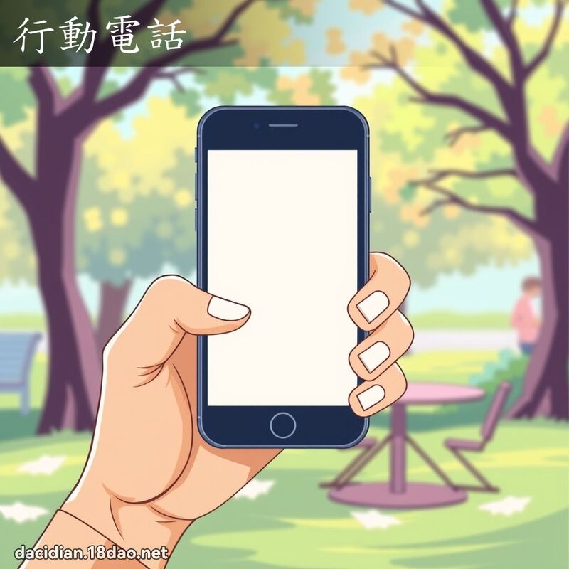 行动电话 - 国语大辞典配图