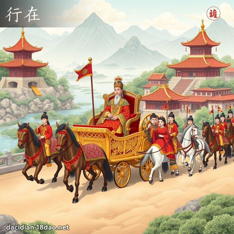 行在 - 國語大辭典配圖