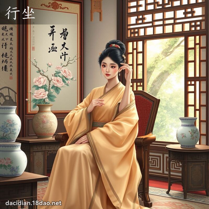 行坐 - 國語大辭典配圖