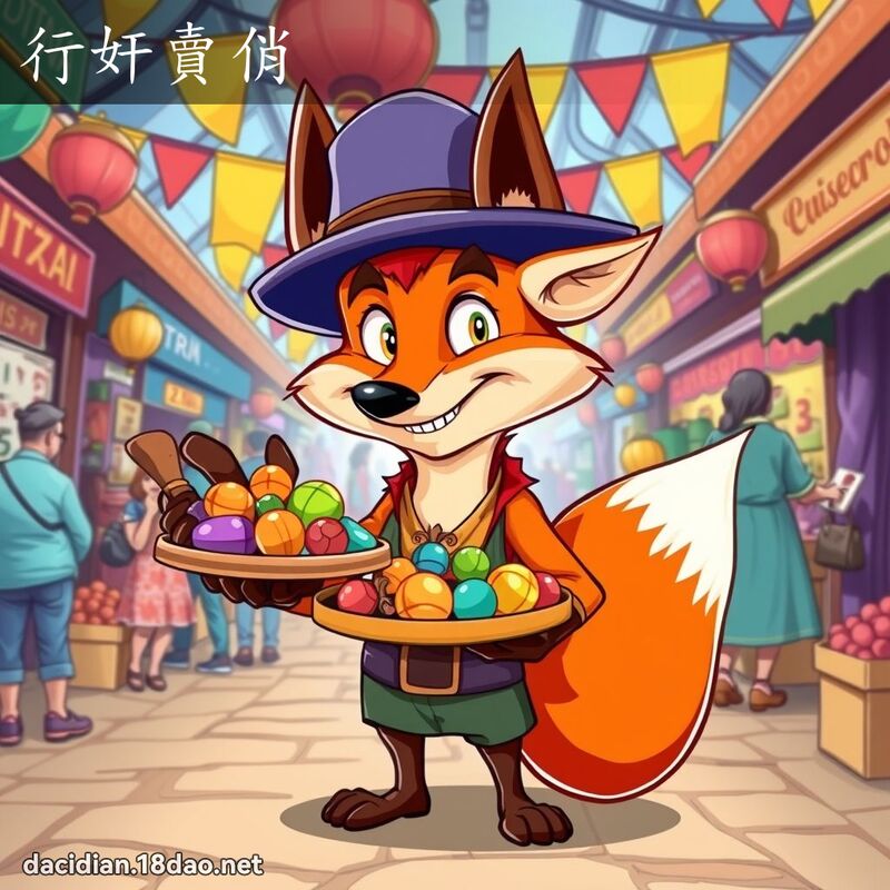 行奸賣俏 - 國語大辭典配圖