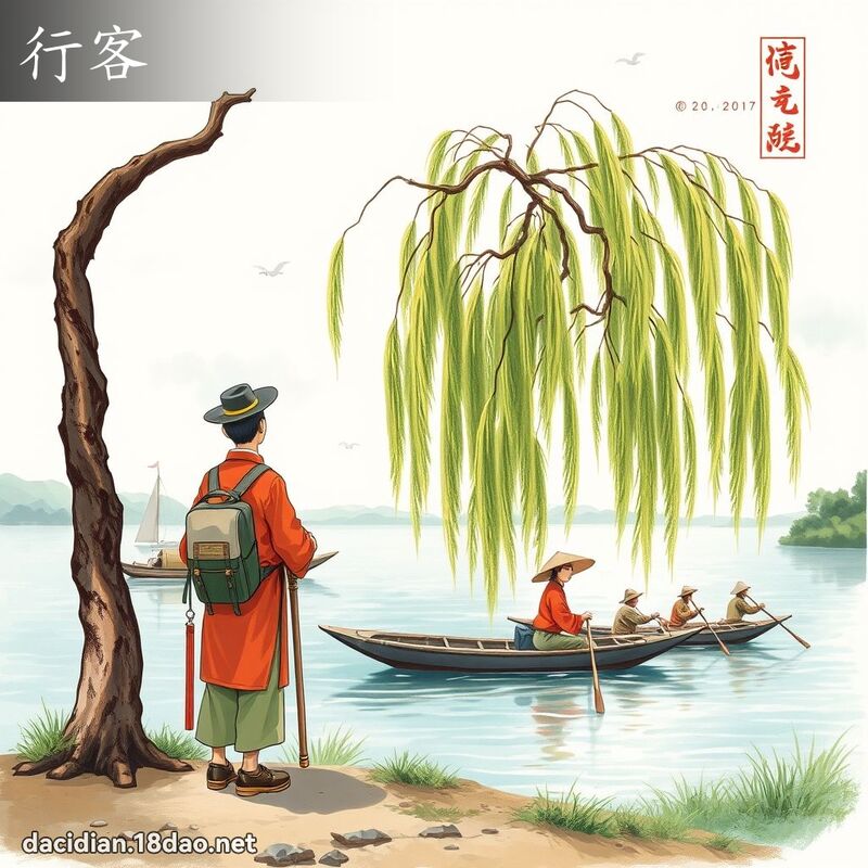 行客 - 國語大辭典配圖