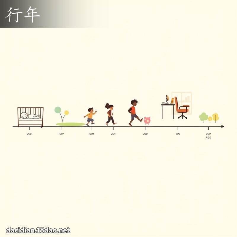 行年 - 國語大辭典配圖