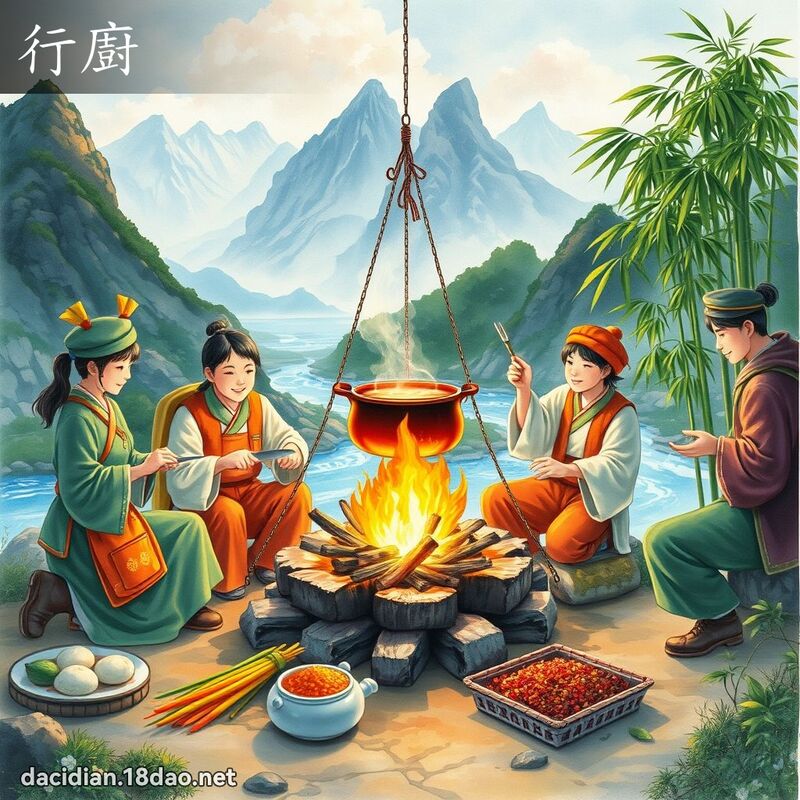 行廚 - 國語大辭典配圖